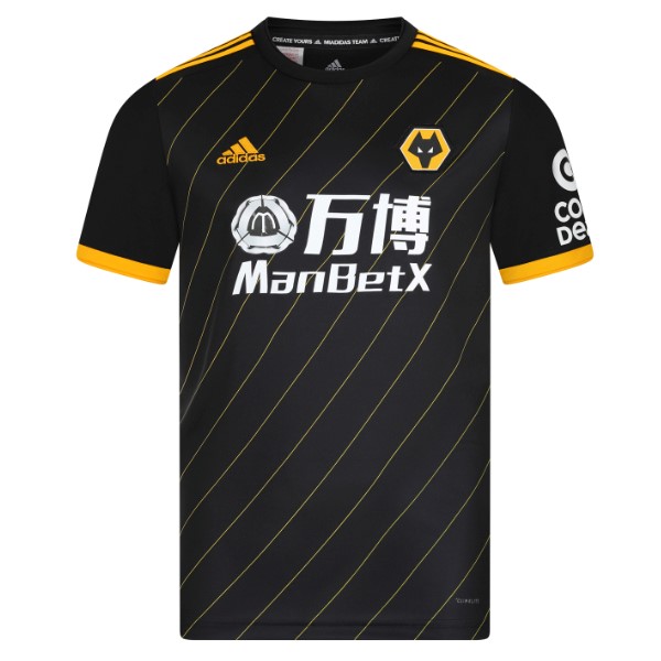 Camiseta Wolves Replica Segunda Ropa 2019/20 Negro